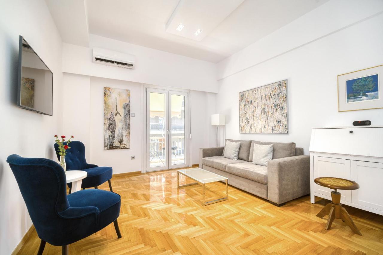 Elegant Light Two Bedroom Apartment In City Center アテネ エクステリア 写真