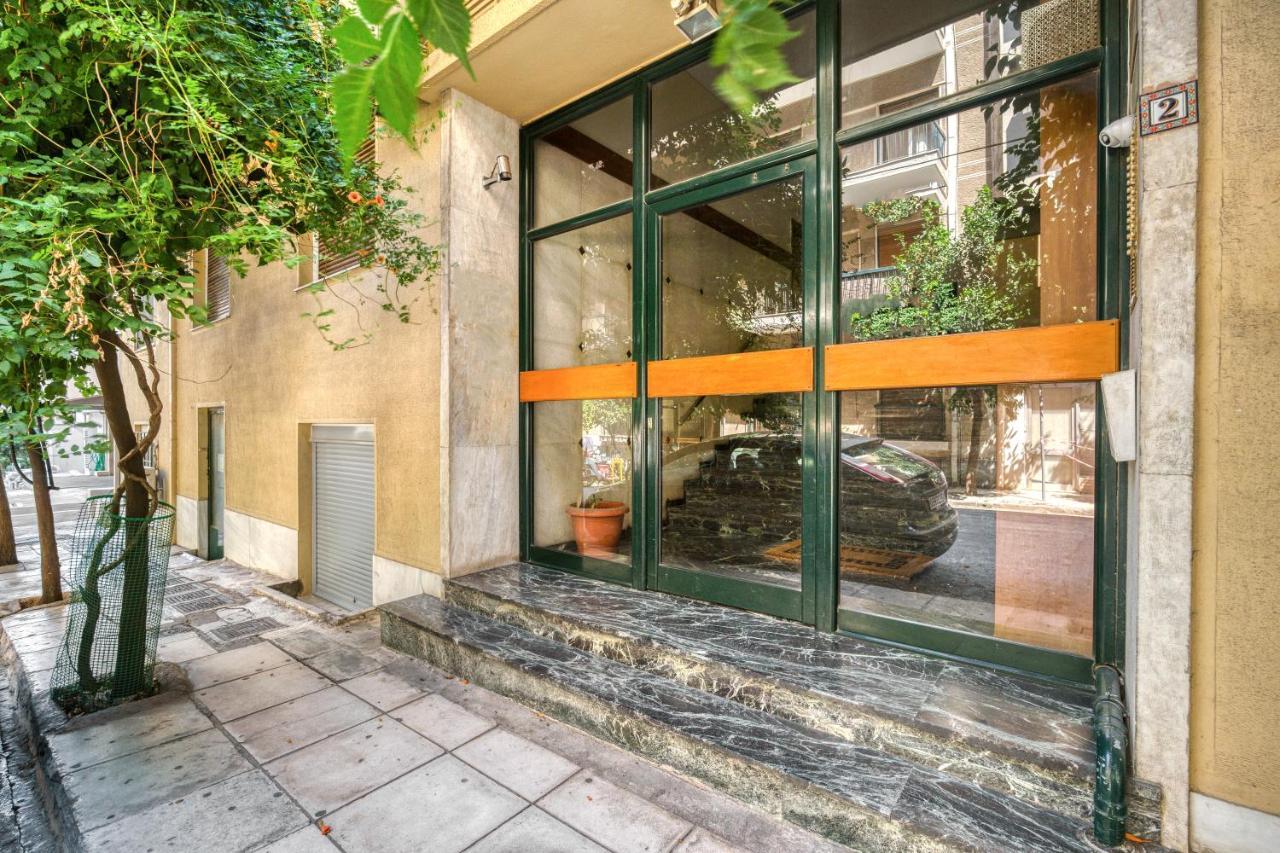 Elegant Light Two Bedroom Apartment In City Center アテネ エクステリア 写真